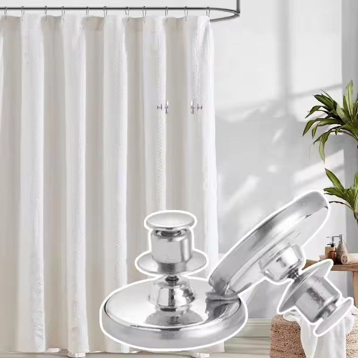 Magnetic Curtain Clips - 2pcs Detachable Magnets for Secure Closure & Easy to Install