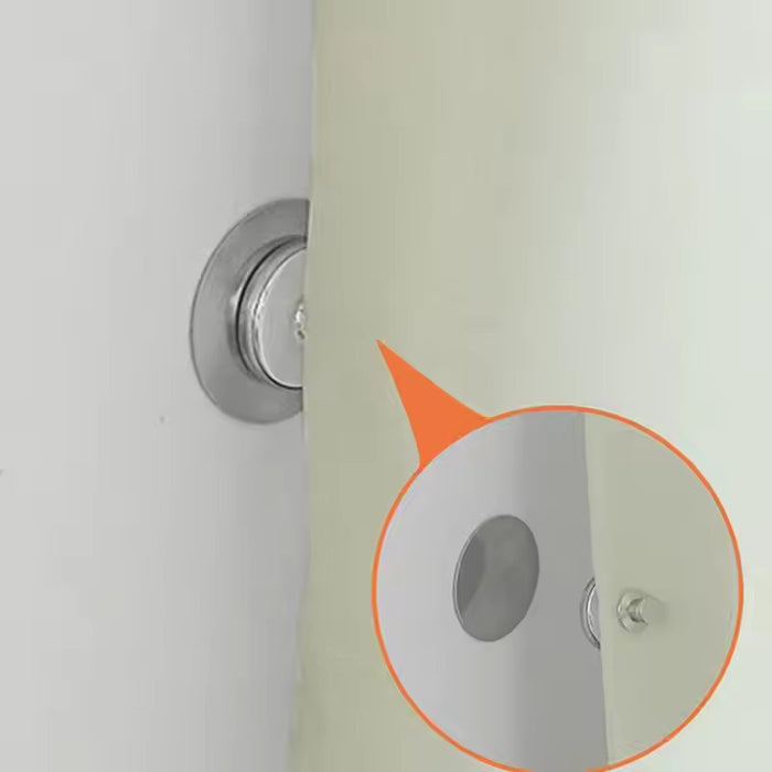 Magnetic Curtain Clips - 2pcs Detachable Magnets for Secure Closure & Easy to Install