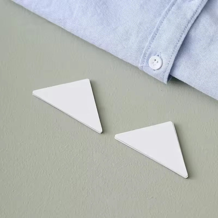 No Curl Collar Stays - PVC Collar Support Stickers for Polo & Shirt Collars (30/100 pcs)